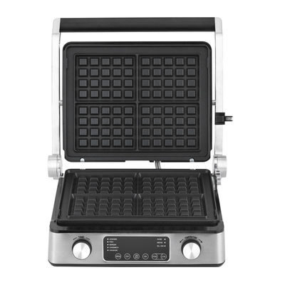 Ηλεκτρικό Grill από ανοξείδωτο χάλυβα σάντουιτς παζάρι panini grill με κεκλιμένη συσκευή