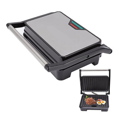 Πανίνι Τύπωση Σάντουιτς Maker Nonstick επιφάνεια Διπλό θερμοσίφωνα Ατσάλινα πρωινό Maker Επικοινωνία Grill Τυρί αυγό μπέικον μπριζόλα