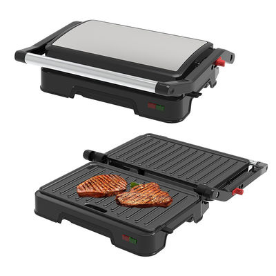 Πανίνι Τύπωση Σάντουιτς Maker Nonstick επιφάνεια Διπλό θερμοσίφωνα Ατσάλινα πρωινό Maker Επικοινωνία Grill Τυρί αυγό μπέικον μπριζόλα