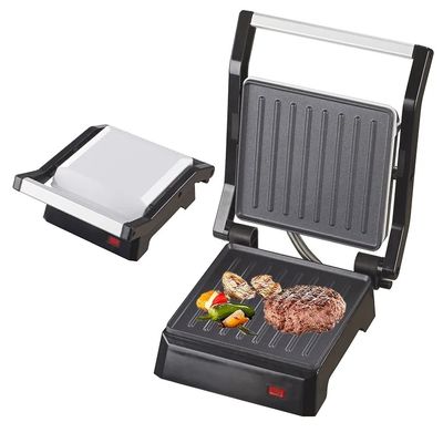 Πανίνι Τύπωση Σάντουιτς Maker Nonstick επιφάνεια Διπλό θερμοσίφωνα Ατσάλινα πρωινό Maker Επικοινωνία Grill Τυρί αυγό μπέικον μπριζόλα