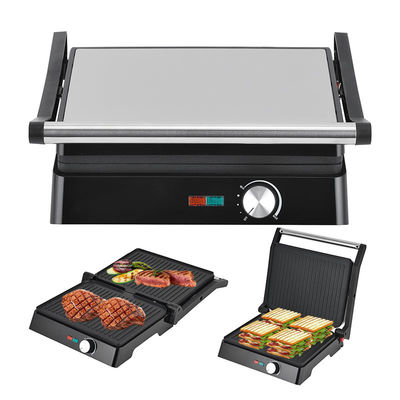 4 τεμάχια Ηλεκτρικό grill με αποσυναρμολογήσιμα πιάτα waffle maker Sandwich Panini Press Contact grill 2200W εναλλάξιμα πιάτα