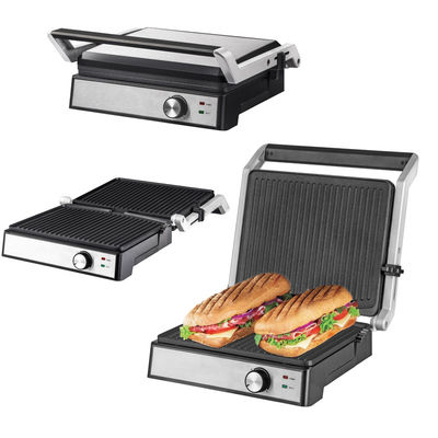 4 τεμάχια Ηλεκτρικό grill με αποσυναρμολογήσιμα πιάτα waffle maker Sandwich Panini Press Contact grill 2200W εναλλάξιμα πιάτα
