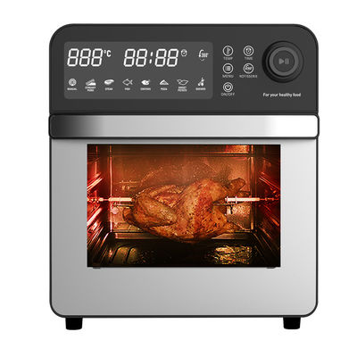 Χωρίς λάδι 8L 1800W ψηφιακό ανοξείδωτο χάλυβα Οικιακή χρήση αφής οθόνη αέρα ψήσιμο ατμό έξυπνο