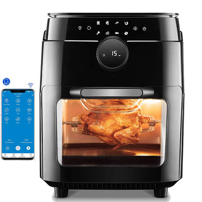 Ατσάλινο φρυγανάκι αέρα 1800W 12L 14L 24L ψηφιακό πίνακα ελέγχου