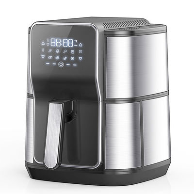 Ψηφιακό έλεγχο Anbolife 1800w 8L χωρητικότητα φρυγανιστής αέρα με οθόνη μενού LCD