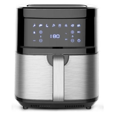 Ψηφιακό έλεγχο Anbolife 1800w 8L χωρητικότητα φρυγανιστής αέρα με οθόνη μενού LCD