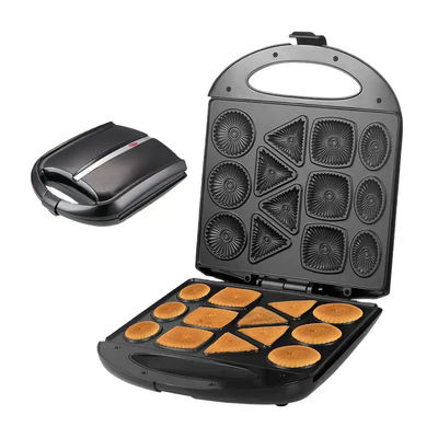 4 Πάνκεϊκ Αυγό Κέντρο Προσαρμοσμένο Waffle Maker Γύρω για το ατομικό σπίτι Παιδιά Κέικ ψήσιμο