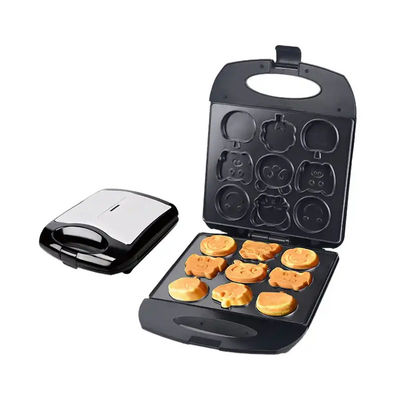 4 Πάνκεϊκ Αυγό Κέντρο Προσαρμοσμένο Waffle Maker Γύρω για το ατομικό σπίτι Παιδιά Κέικ ψήσιμο