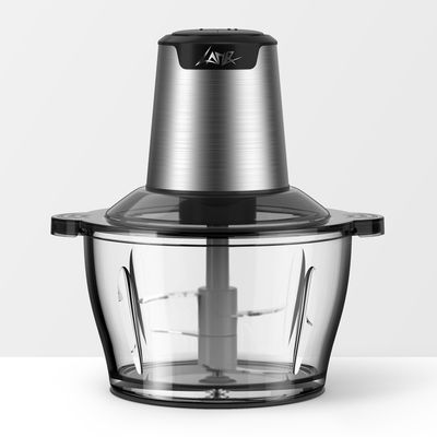 400W Μικρατήρας Chopper Επαγγελματική 2L Ατσάλινο Γυαλί Ηλεκτρικό Αλέξαντρο