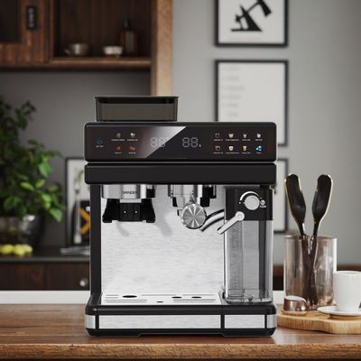 Επαγγελματική ηλεκτρική μηχανή καφέ Espresso ισχυρή αντλία πίεσης 15/20bar Cappuccino Latte Grinder από ανθεκτικό πλαστικό