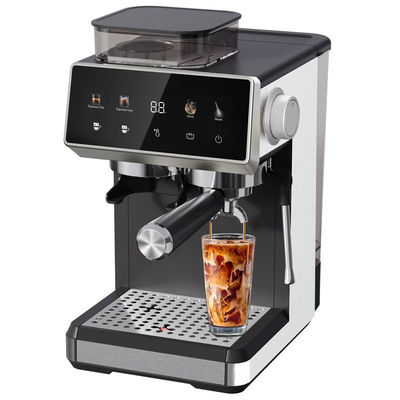 Επαγγελματική ηλεκτρική μηχανή καφέ Espresso ισχυρή αντλία πίεσης 15/20bar Cappuccino Latte Grinder από ανθεκτικό πλαστικό
