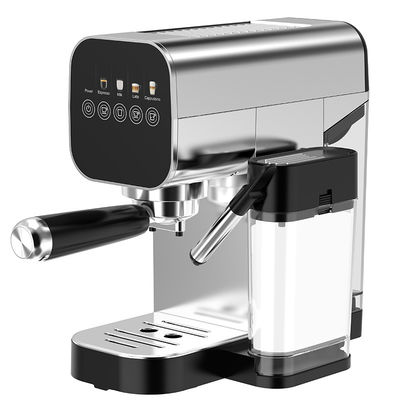 Ημιαυτόματη μηχανή καφέ Espresso με χειροκίνητο αφρό γάλακτος για latte cappuccino