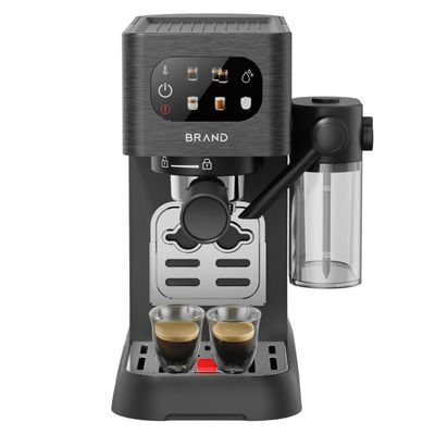 Ημιαυτόματη μηχανή καφέ Espresso με χειροκίνητο αφρό γάλακτος για latte cappuccino