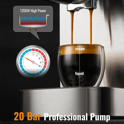 20 μπαρ Ιταλική μηχανή espresso έξυπνες καφετιέρες καπουτσίνο πλήρως αυτόματη μηχανή espresso καφέ με γάλα