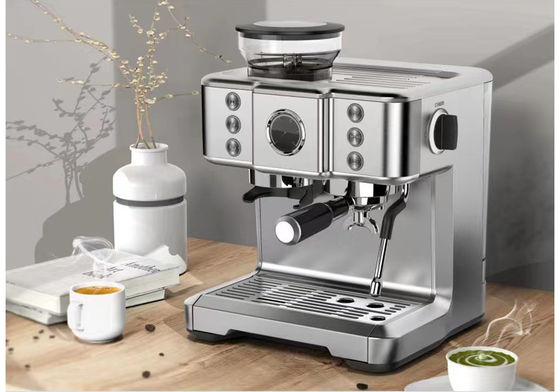20 Bar Ιταλική Express Espresso Μηχανή βούρτσισμένο στερεόχάλυβα Κουτί