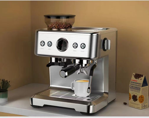 20 Bar Ιταλική Express Espresso Μηχανή βούρτσισμένο στερεόχάλυβα Κουτί