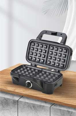 2 φέτες 850W Μίνι Waffle Maker Machine Πολλαπλό σχήμα