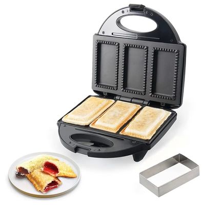 Μη κολλώδης επικάλυψη PTFE 2 τεμάχια Waffle Maker με αποσυναρμολογήσιμο σάντουιτς και τηγανίτες maker