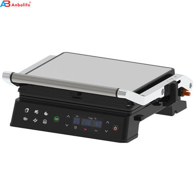 Ηλεκτρική επαφή Bbq Grill χωρίς καπνό Οικιακή συσκευή μαγειρέματος Αποσυναρμολογήσιμη 4/6 Slice Panini Maker