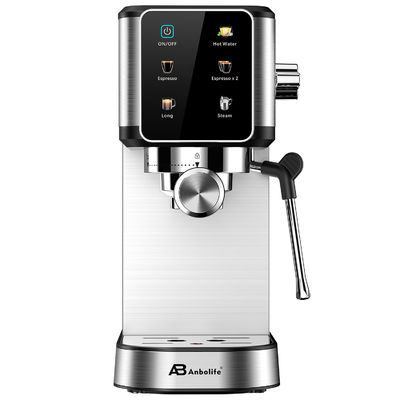 Anbo Ελέγχου οθόνης αφής Καφέ και Espresso Maker Πολυλειτουργικό Καπουτσίνο 20 Bar