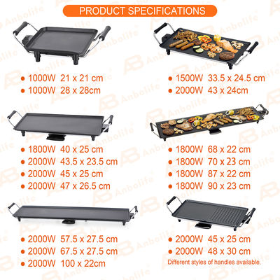 Ηλεκτρικό Grill 1800W με μη κολλητική επιφάνεια