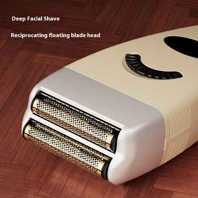 Επαναφορτώσιμο ηλεκτρικό ξυριστικό με 1200mAh μπαταρία ελεύθερα ανταλλακτικά και πλαστικό περίβλημα για ξύρισμα προσώπου ανδρών