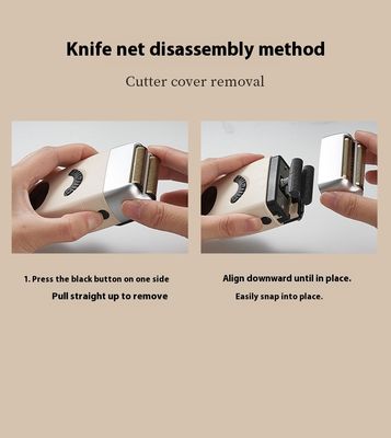 Επαναφορτώσιμο ηλεκτρικό ξυριστικό με 1200mAh μπαταρία ελεύθερα ανταλλακτικά και πλαστικό περίβλημα για ξύρισμα προσώπου ανδρών