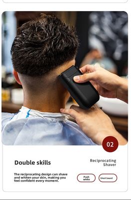 5V Ηλεκτρική Ξυριστική Μηχανή Διπλής Λεπίδας με Πλαστικό Κάλυμμα για Ξύρισμα Σώματος Ανδρών