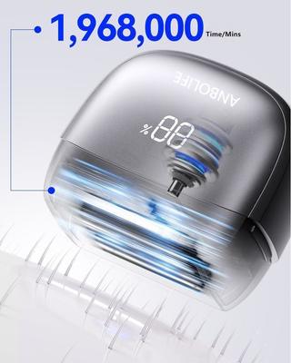 ANBOLIFE 6 Blade Ηλεκτρικό ξυράφι με μαγνητική αναρρόφηση και μπαταρία λιθίου 900mAh - IPX7 Αδιάβροχο ξυραφάκι για άνδρες