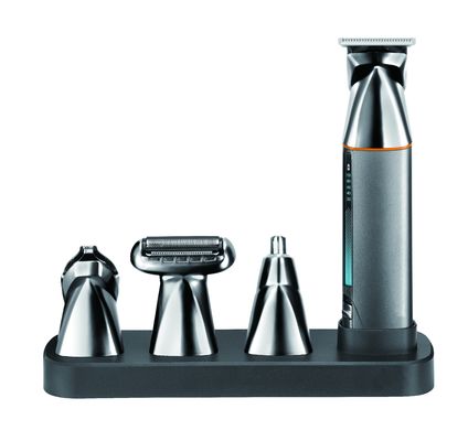 Ηλεκτρική κουρευτική μηχανή πολλαπλών λειτουργιών 5 σε 1 με μπαταρία 1200mAh και 1 έτος εγγύηση για γρήγορη φόρτιση και πλήρως πλενόμενο τριμάρισμα μαλλιών