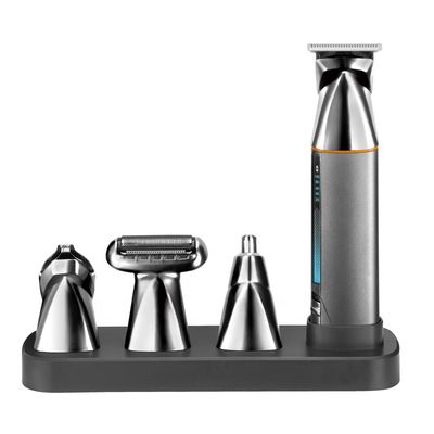 Ηλεκτρική κουρευτική μηχανή πολλαπλών λειτουργιών 5 σε 1 με μπαταρία 1200mAh και 1 έτος εγγύηση για γρήγορη φόρτιση και πλήρως πλενόμενο τριμάρισμα μαλλιών