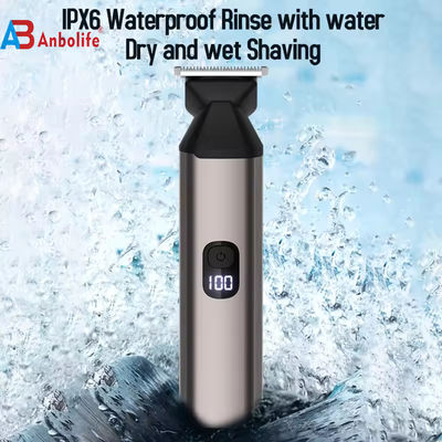 6 σε 1 Πολυλειτουργική Ηλεκτρική Κουρευτική Μηχανή Μαλλιών με αδιαβροχοποίηση IPX7 και Χρόνο Φόρτισης 1,5 ώρα για την Περιποίηση των Ανδρών