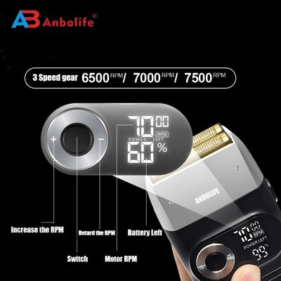 IPX7 Αδιάβροχο ηλεκτρικό ξυράφι ανδρών με μπαταρία 600mAh και χρόνο εργασίας 60-90 λεπτών για χρήση ολόκληρου του σώματος