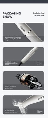 Πολυλειτουργικό ηλεκτρικό ξυριστικό και κοπτικό μύτης με εγγύηση ενός έτους και επαναφορτιζόμενη ισχύ USB