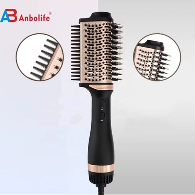 2-σε-1 Titanium Hair Brush Styler με 1200W ισχύ 3 επίπεδα θερμοκρασίας και 2 ρυθμίσεις ταχύτητας για εύκολο στυλ μαλλιών