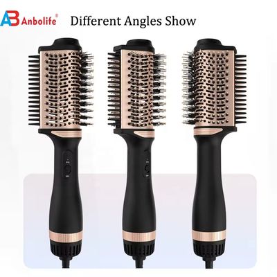 2-σε-1 Titanium Hair Brush Styler με 1200W ισχύ 3 επίπεδα θερμοκρασίας και 2 ρυθμίσεις ταχύτητας για εύκολο στυλ μαλλιών