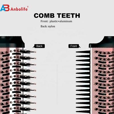 2-σε-1 Titanium Hair Brush Styler με 1200W ισχύ 3 επίπεδα θερμοκρασίας και 2 ρυθμίσεις ταχύτητας για εύκολο στυλ μαλλιών