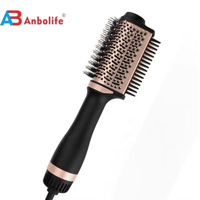 2-σε-1 Titanium Hair Brush Styler με 1200W ισχύ 3 επίπεδα θερμοκρασίας και 2 ρυθμίσεις ταχύτητας για εύκολο στυλ μαλλιών