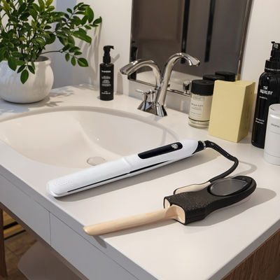 Επαγγελματικό Ισιωτικό Μαλλιών και Πρέσα με 10 Επίπεδα Θερμοκρασίας Εύρος 130-230°C και Πλάκες Teflon για Λεία Μαλλιά Χωρίς Φριζάρισμα