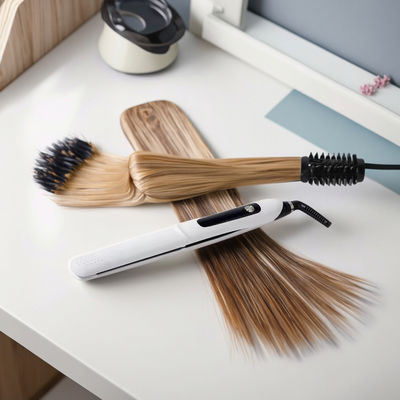 Επαγγελματικό Ισιωτικό Μαλλιών και Πρέσα με 10 Επίπεδα Θερμοκρασίας Εύρος 130-230°C και Πλάκες Teflon για Λεία Μαλλιά Χωρίς Φριζάρισμα