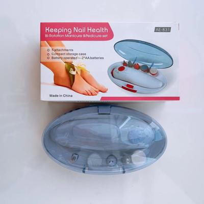 Επαγγελματικό φορητό σύνολο αρχείων νυχιών και μηχανή τρυπήματος νυχιών που λειτουργεί με μπαταρία για εργαλεία πεντικιούρ