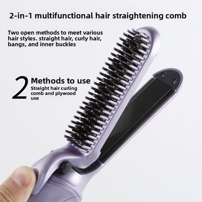 35W Δύοχρησιμοποιούμενο εξοπλισμό ευθυγράμμισης μαλλιών και σίδερο για κουρλινγκ με κεραμικές πλάκες τουρμαλίνης