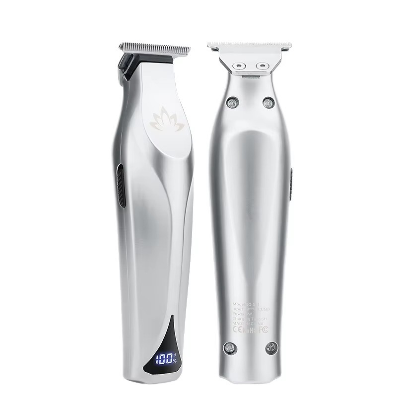 Επαγγελματική Κουρευτική Μηχανή με Μπαταρία Λιθίου 2200mAh, Οθόνη LED και Συσκευασία Δώρου