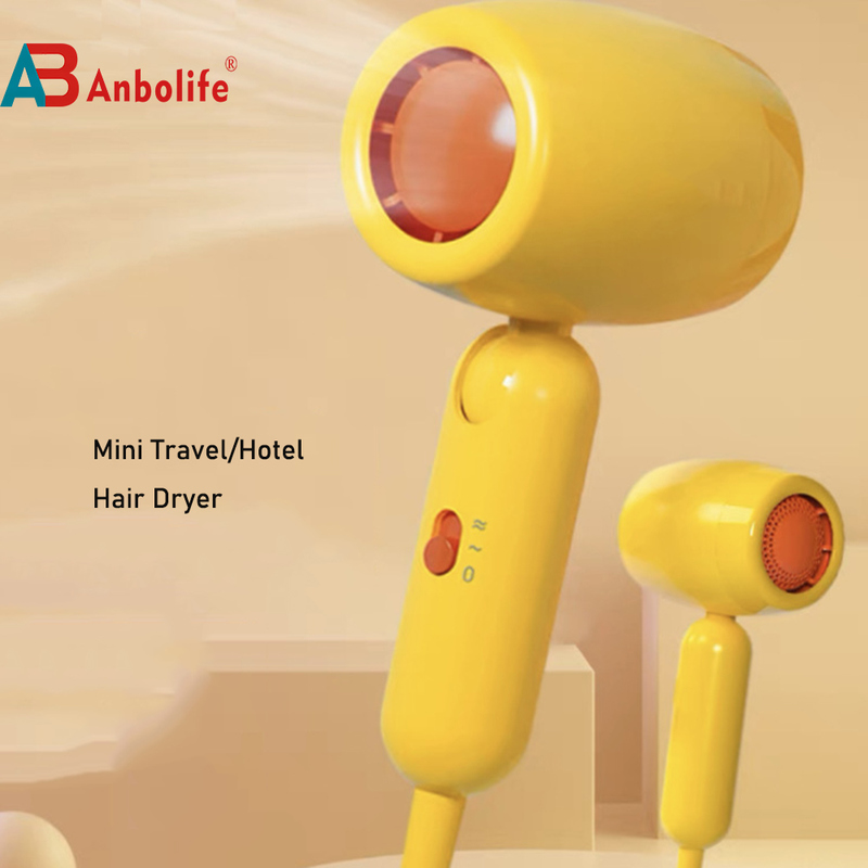 Συσκευή σεσουάρ μαλλιών 600W 220-240V με 2 ρυθμίσεις ταχύτητας και λειτουργία ιόντων για γρήγορο στέγνωμα